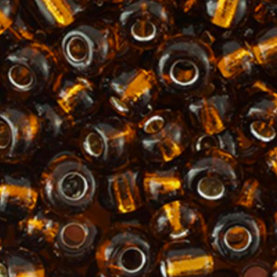 Rokajl, priehľadná koňaková 3 mm, 50 g