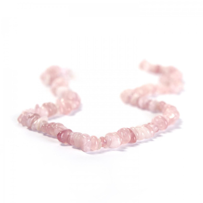 Ruženín, úlomky s dierkou, šnúra 80 cm