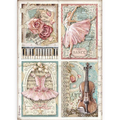 Ryžový papier, A4, Passion cards