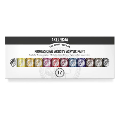 Sada akrylových farieb Artemisia, 12 x 20 ml