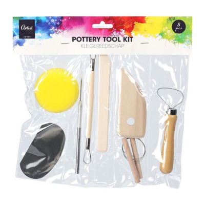 Sada nástrojov na modelovanie z hliny, 8 ks