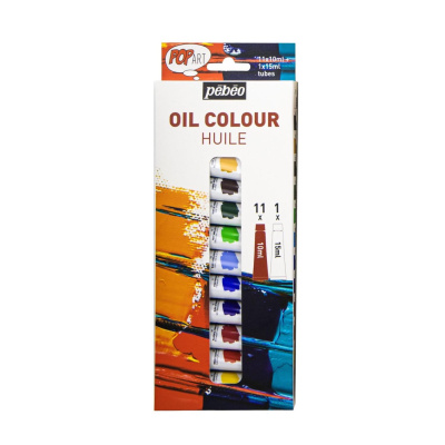 Sada olejových farieb Pop Art, 11 x 10 ml + 1 x 15 ml
