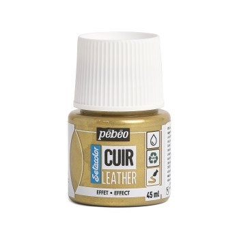 SETACOLOR Leather, farby na kožu, 45ml, 33 Metal Gold