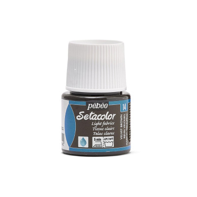 Setacolor light 45 ml, 14 Velvet brown