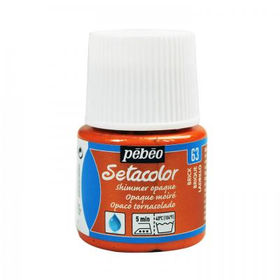 Setacolor opaque 45 ml, 63 Shimmer brick