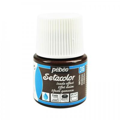 Setacolor opaque 45 ml, Suede, 316 Brown