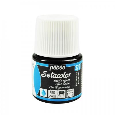 Setacolor opaque 45 ml, Suede, 320 Anthracite