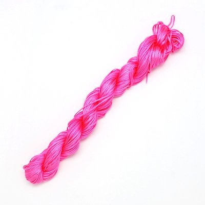 Shamballa šnúrka 2 mm, 12,5 m, magenta