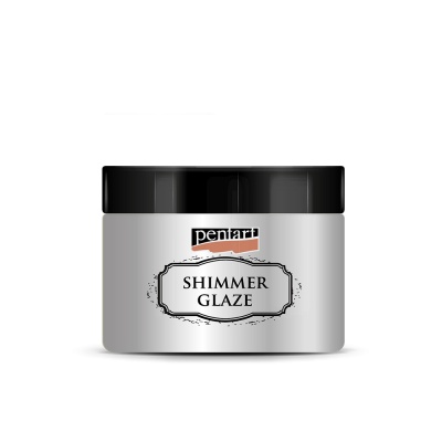 Shimmer Glaze pasta, 150 ml, strieborná