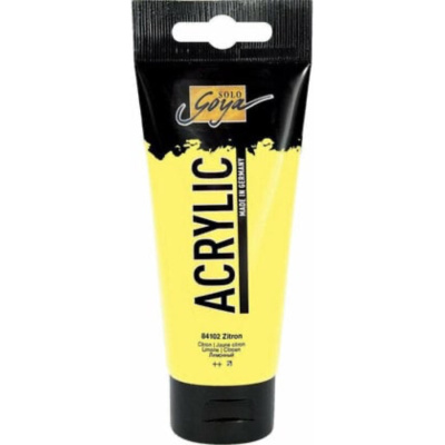 SOLO GOYA, akrylová farba citrónová žltá 100 ml