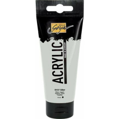 SOLO GOYA, akrylová farba strieborná 100 ml
