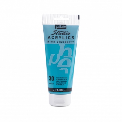 Studio Acrylics 100 ml, 30 Turquoise blue