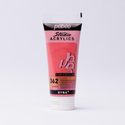 Studio Acrylics 100 ml, 362 Iridescent Pink Orange