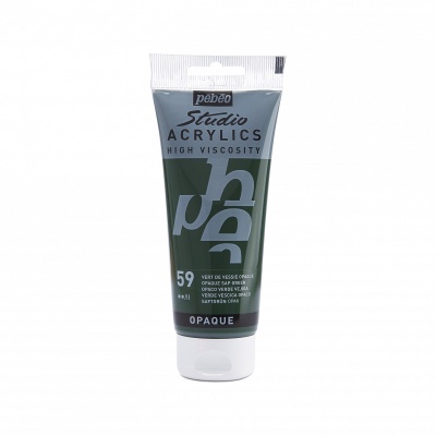 Studio Acrylics 100 ml, 59 Opaque Sap green