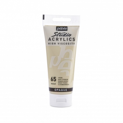 Studio Acrylics 100 ml, 65 Buff titanium