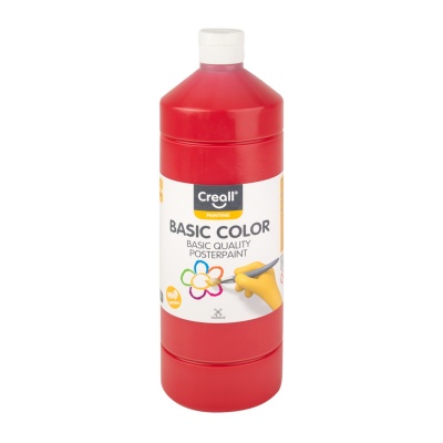 Temperová farba, 500 ml, červená