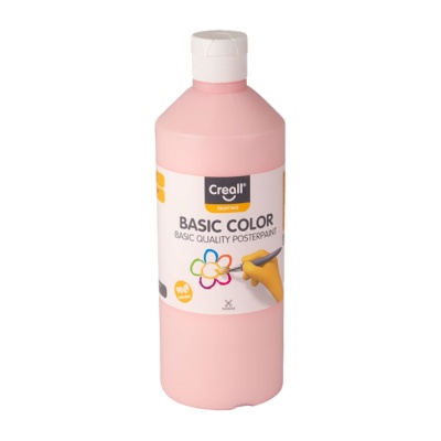 Temperová farba, 500 ml, pastelovočervená