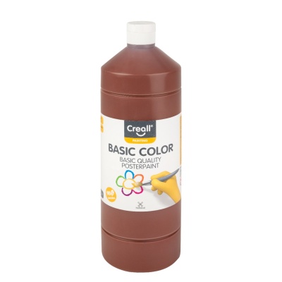 Temperová farba, 500 ml, tmavá hnedá