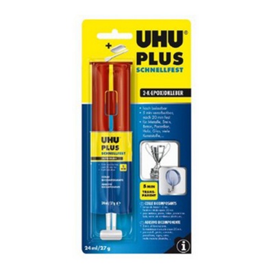 UHU PLUS, Epoxidové lepidlo 5 min, 24ml/27g