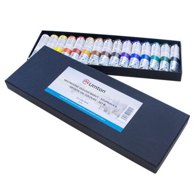 Umton sada olejových farieb typ B, 12 ks 