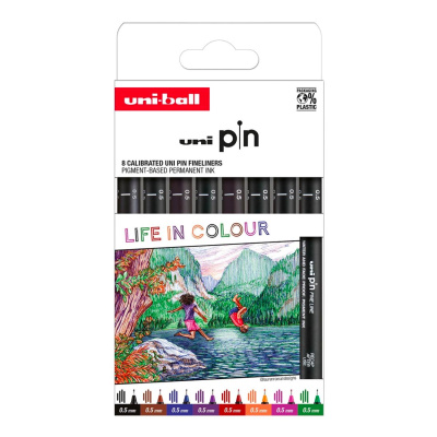 UNI PIN set 8 ks linerov Life in Colour