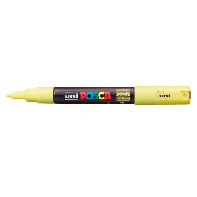 Uni Posca fixka PC-1M, 0,7 mm, pastelová žltá