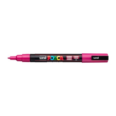 Uni Posca fixka PC-3M, 1,3 mm, fuchsia