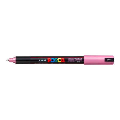 Uni Posca liner PC-1MR, 0,7 mm, metalická rúžová