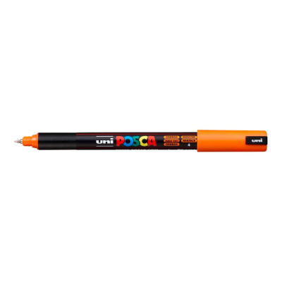 Uni Posca liner PC-1MR, 0,7 mm, oranžová