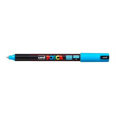 Uni Posca liner PC-1MR, 0,7 mm, svetlomodrá