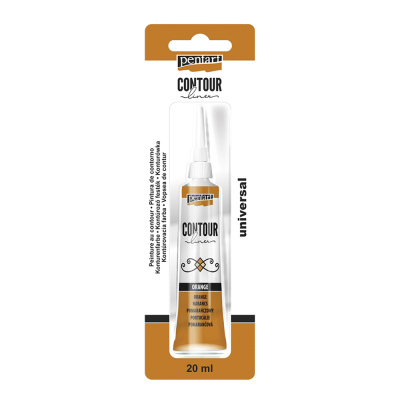Univerzálna kontúrovacia farba 20 ml oranžová