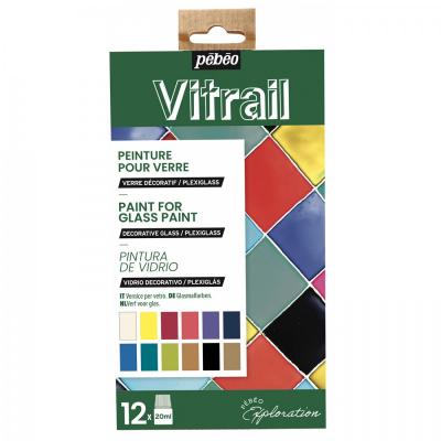 Vitrail, sada veľká 12 x 20 ml