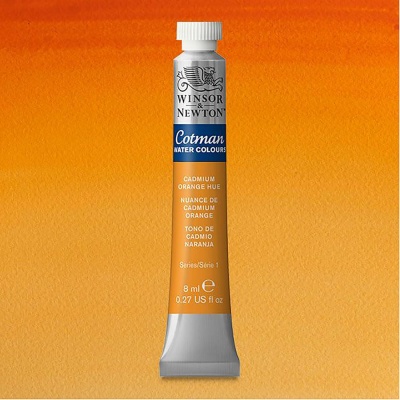 Winsor&Newton, Cotman, akvarel, Cadmium Orange Hue