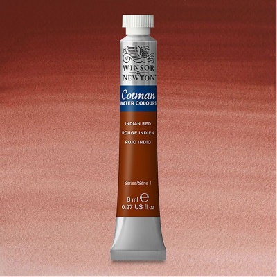 Winsor&Newton, Cotman, akvarel, Indian Red