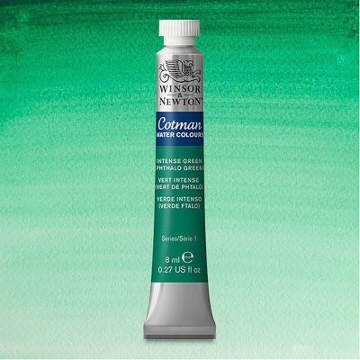 Winsor&Newton, Cotman, akvarel, Intense Green 