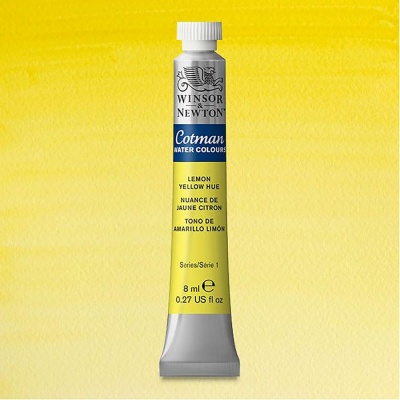 Winsor&Newton, Cotman, akvarel, Lemon Yellow Hue