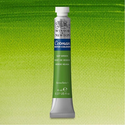 Winsor&Newton, Cotman, akvarel, Sap Green