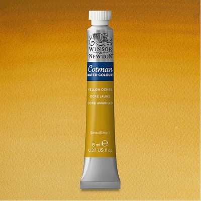 Winsor&Newton, Cotman, akvarel, Yellow Ochre