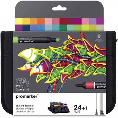 Winsor&Newton, Promarker sada 24 ks Student design