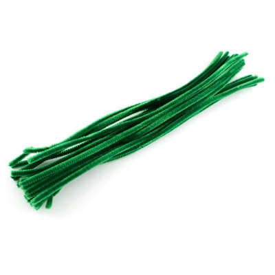 Ženilkový drôt, 0,5 x 30 cm, zelený
