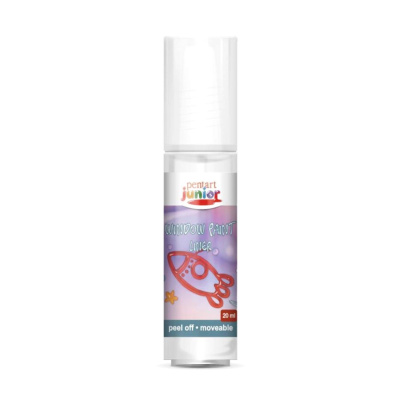 Zlupovacia farba na sklo, 20 ml, biela
