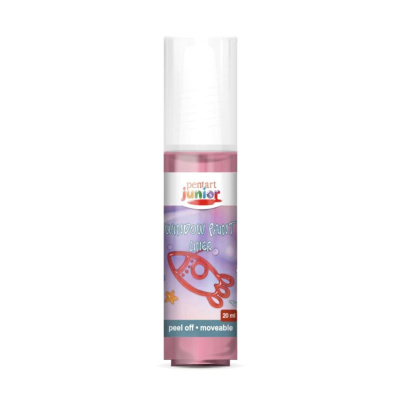 Zlupovacia farba na sklo, 20 ml, červená