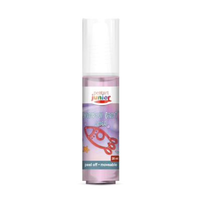 Zlupovacia farba na sklo, 20 ml, rúžová