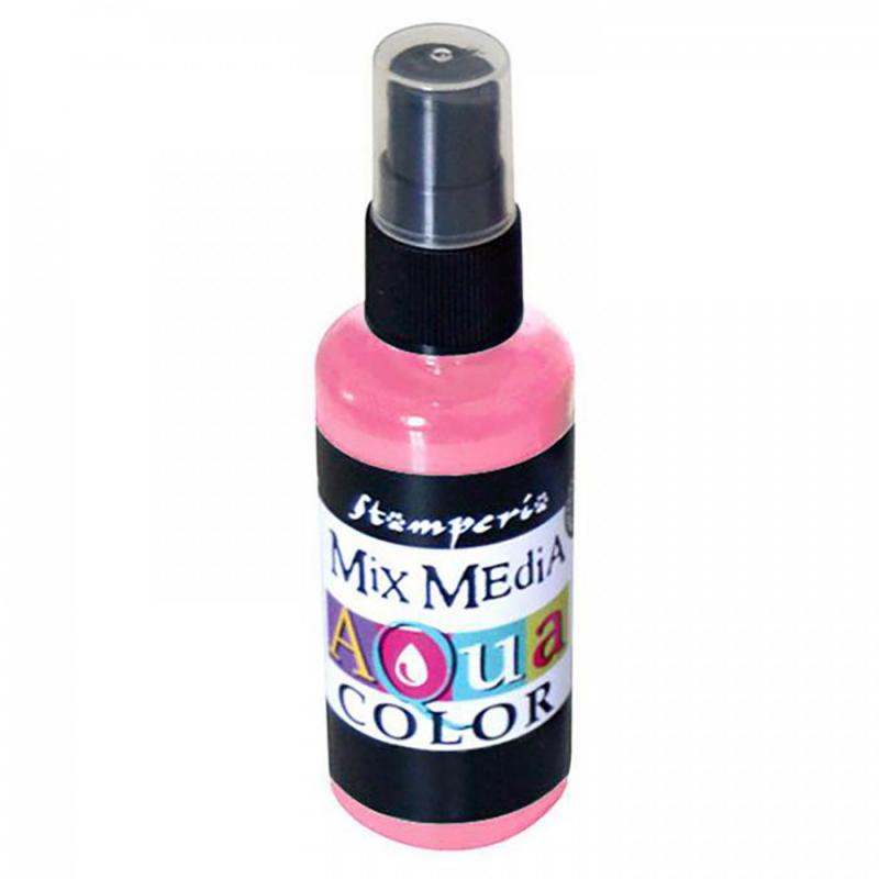 Farba na vodnej báze ( Aquacolor spray ) v spreji, netoxická, určená na všetky porézne materiály ako napr. papier, drevo,...Nie je vhodná na sklo a gél