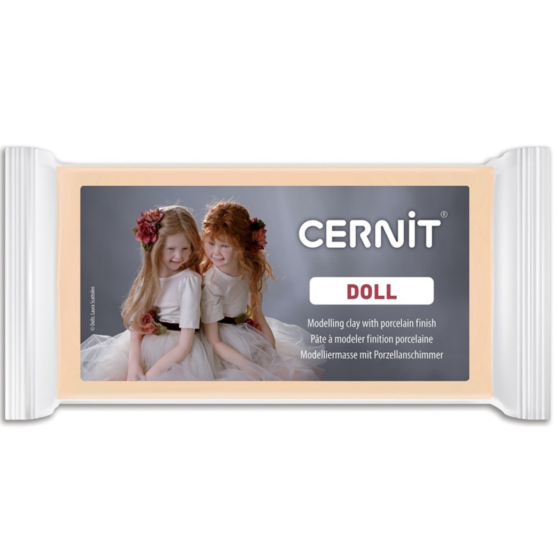 Cernit DOLL je polymérová hmota určená na modelovanie bábik. Používa sa taktiež na výrobu bižutérie a šperkov - náušníc, korálok, príveskov, sp