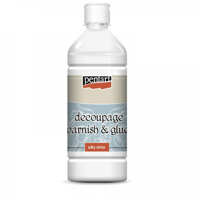 Decoupage lepidlo s lakom (Decoupage varnish&glue), je vodou riediteľné lepidlo s lakom, ktoré sa používa pri servítkovej technike. Po uschnutí zanecháv