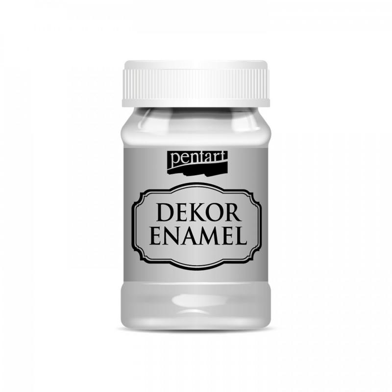 Dekor Enamel sú farby imitujúce smaltované povrchy. Sú na vodnej báze a majú vysoký lesk, vďaka čomu predmety vyzerajú ako nalakované. Tento dekorač