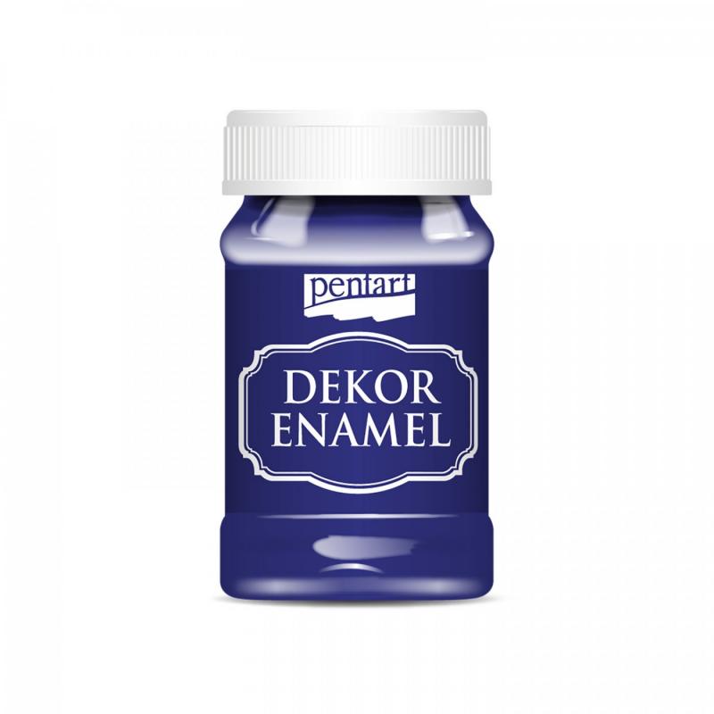 Dekor Enamel sú farby imitujúce smaltované povrchy. Sú na vodnej báze a majú vysoký lesk, vďaka čomu predmety vyzerajú ako nalakované. Tento dekorač