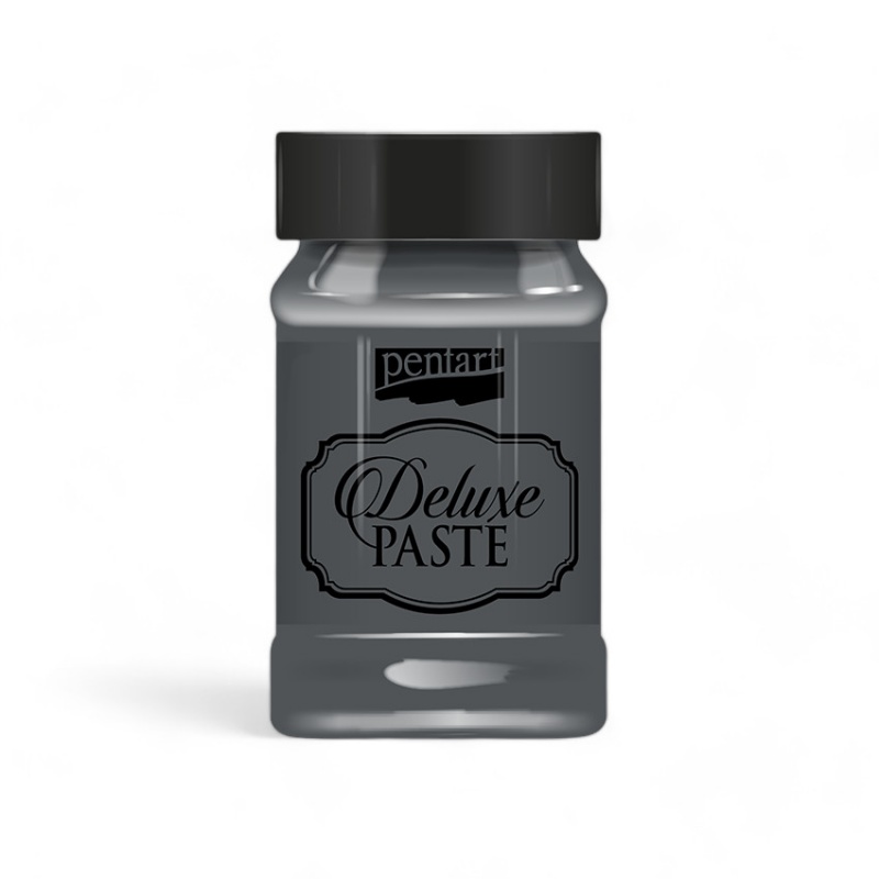 Deluxe pasta ( Deluxe Paste) je jemne trblietavá pasta na báze vody s krémovou konzistenciou. Deluxe pasty sa ľahko nanášajú  a sú perfektné na šabló