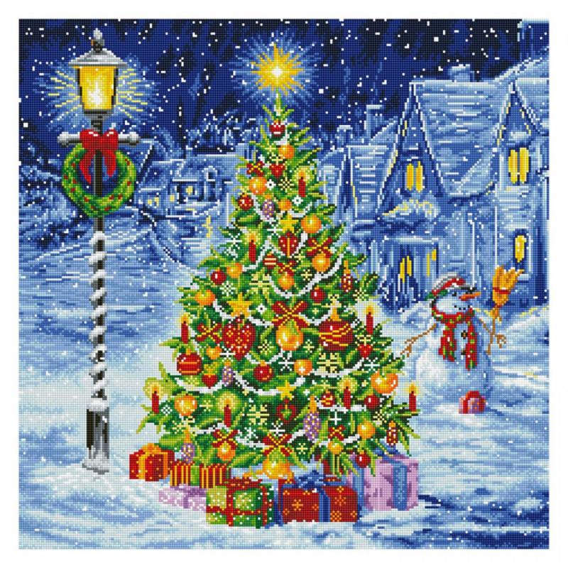 Diamond dotz, Oh Christmas Tree, 75 x 75 cm